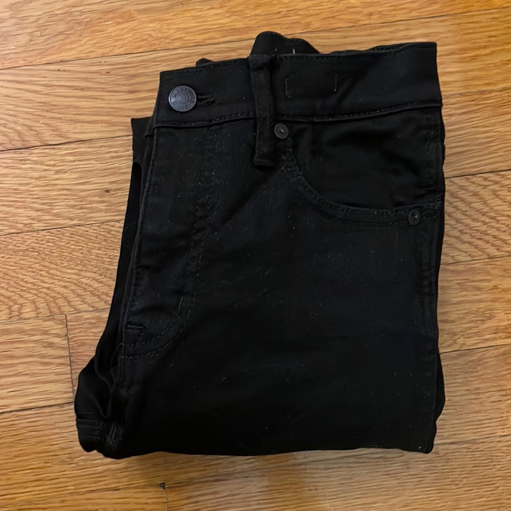 VGUC MADEWELL 25P Black 10 inch high rise skinny jeans